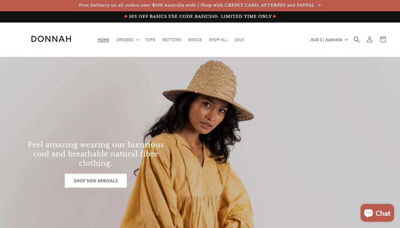 https://donnahclothing.com.au/